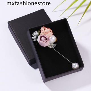 Mxfashione เครื่องประดับ ของขวัญ มืออาชีพ มุก ผ้าคลุมไหล่ เข็มกลัด Pins