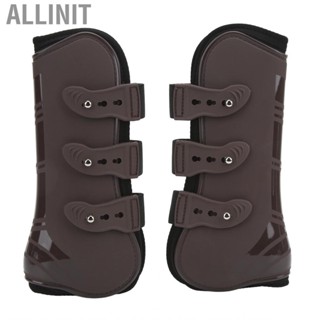 Allinit 2pcs Horse Tendon Boot Fetlock Jumping Front Leg Protection Guard Set