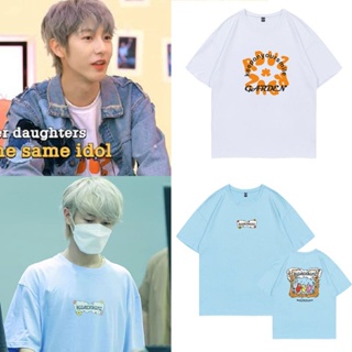 เสื้อยืดลําลอง ผ้าฝ้าย แขนสั้น คอกลม พิมพ์ลาย Kpop NCT DREAM RENJUN สําหรับผู้ชาย และผู้หญิง