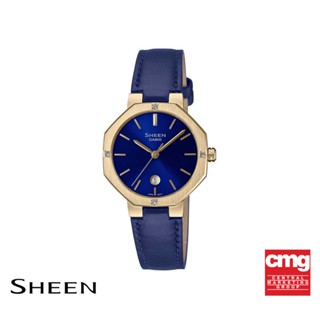 CASIO นาฬิกาข้อมือผู้หญิง SHE-4543GL-2AUDF สีน้ำเงิน