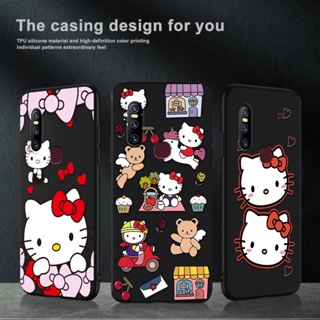 เคสโทรศัพท์มือถือ ซิลิโคนนิ่ม TPU กันกระแทก ลายการ์ตูนเฮลโลคิตตีน่ารัก สําหรับ Vivo V3 Max V9 V11 V15 Pro V11i