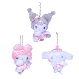 จี้ตุ๊กตาการ์ตูน Sanrio Melody น่ารัก สีเงิน สําหรับแขวนกระเป๋าเป้สะพายหลัง