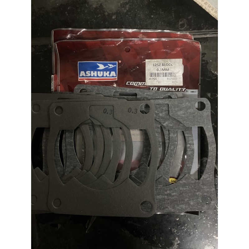 Y125Z 125z BLOCK กระดาษแก๊ส 0.2/0.3/0.5 มม. 0.8 มม. 1 มม. ราคา (1 ชิ้น) ASHUKA