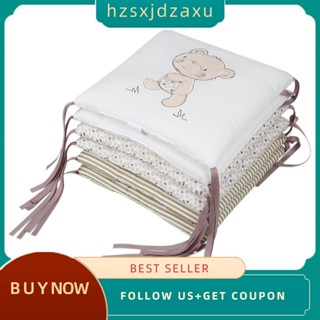 【hzsxjdzaxu】แผ่นผ้าฝ้ายผสม กันชนเตียงเด็กทารก 6 ชิ้น