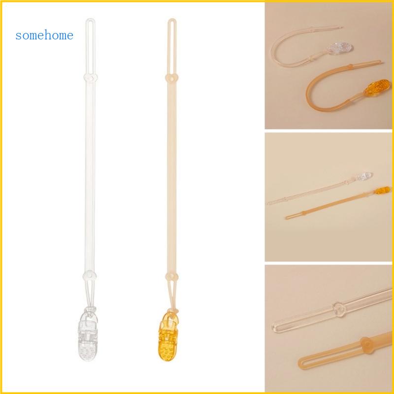 Some คลิปหนีบจุกนมหลอกเด็ก ซิลิโคน สําหรับเด็กทารกแรกเกิด เด็กผู้หญิง