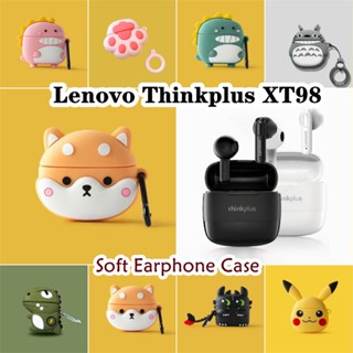 พร้อมส่ง! เคสหูฟัง แบบนิ่ม ลายการ์ตูน สําหรับ Lenovo Thinkplus XT98 Lenovo XT98