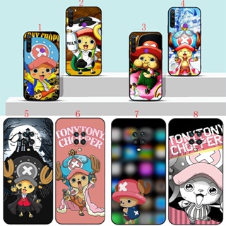 เคสโทรศัพท์มือถือนิ่ม พิมพ์ลาย Tony Tony Chopper สีดํา สําหรับ Redmi 9 6A 7A 8A 9A 9C H19