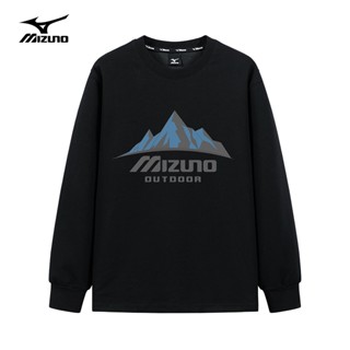 Mizuno Mizuno เสื้อกันหนาวลําลอง คอกลม สไตล์อเมริกัน แฟชั่นฤดูใบไม้ร่วง สําหรับผู้ชาย