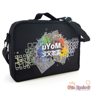 Moyu Magic Cube กระเป๋าสะพายไหล่ ผ้าออกซ์ฟอร์ด ขนาด 36x25 x 7.5 ซม. สําหรับเดินทาง