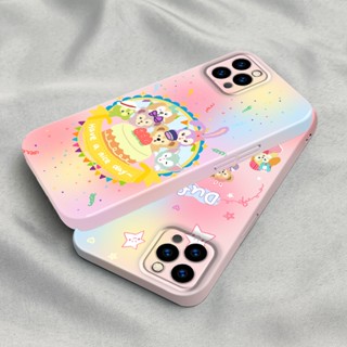 เคสโทรศัพท์มือถือ PC แข็ง ปิดด้านหลัง ลายหมีดัฟฟี่น่ารัก แวววาว สําหรับ iPhone 14 Pro Max Plus 13 12 11 Mini XS Max X XR 7 8 SE 6 6S 6P 6SP