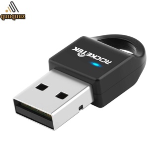 Quu อะแดปเตอร์รับส่งสัญญาณบลูทูธ 4 0 USB สําหรับ PC แล็ปท็อป คีย์บอร์ด เมาส์ ชุดหูฟัง