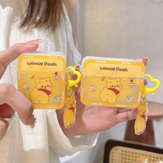 เคสหูฟังบลูทูธไร้สาย ลายการ์ตูนหมีพูห์ สําหรับ Airpods 3 1 2 Pro 2