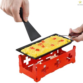 Aoresac Non-Stick Raclette Grill Set Cheese Melter Pan Kitchen Gadgets Foldable Handle