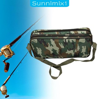 [Sunnimix1] กระเป๋าเก็บอุปกรณ์ตกปลา สําหรับตั้งแคมป์ ปิกนิกกลางแจ้ง