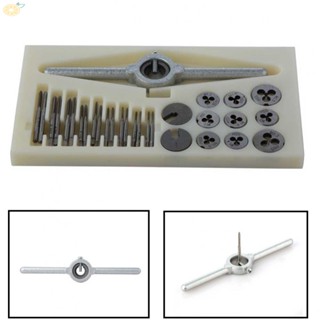 【VARSTR】Tap Die Set 31pcs High Speed Steel Multi-purpose Tap Holder Tapping Tools