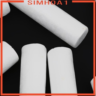 [Simhoa1] เสาโฟมโพลีสไตรีน ทรงกระบอก ขนาด 12 ซม. สีขาว สําหรับทํางานฝีมือ diy 10 ชิ้น