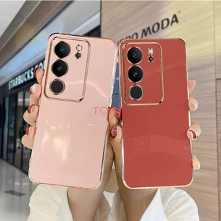 เคส Vivo V29 5G เคส Vivo V29E 5G V27E V25E V27 5G V25 5G V23E V23 5G เคสโทรศัพท์มือถือ ขอบตรง แฟชั่น สําหรับ ZB