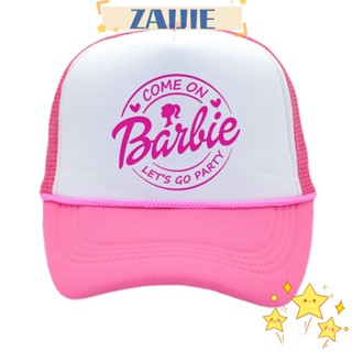 Zaijie24 หมวกเบสบอลลําลอง ปักลายตัวอักษร ปรับได้ สําหรับตุ๊กตาบาร์บี้