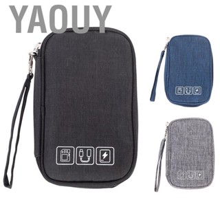 Yaouy Electronic Accessories Organizer Bag Multifunction Data Cable Storage for  Chargers USB Earphones