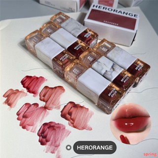 Herorange ลิปสติก ลิปกลอส เพิ่มความชุ่มชื้น ติดทนนาน 1 ชิ้น