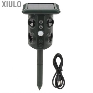 Xiulo Solar  Repeller  PIR  Flashing  Lights Outdoor Mole Repellent for Courtyard