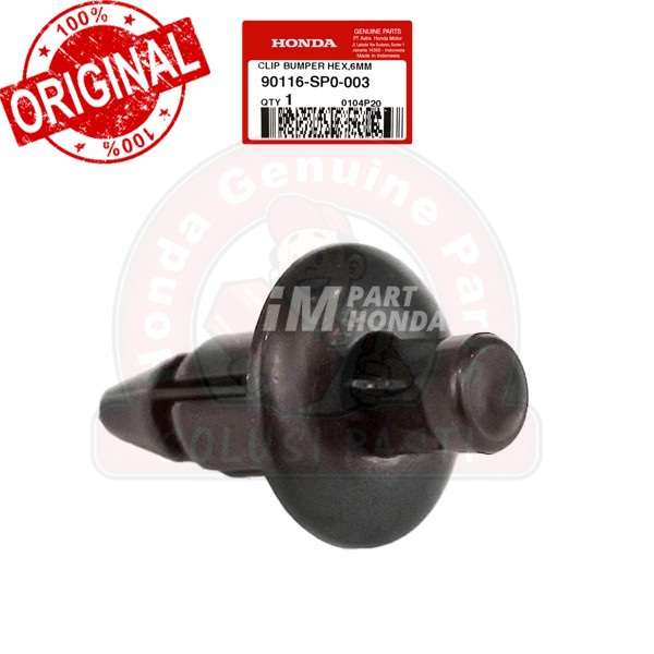 ต้นฉบับ!! คลิปหมุดกันชน Hex 6 MM CB 150 R LED CBR 150 R K45A K45G PCX Sonic 150 R Revo Fi 90116-SP0-