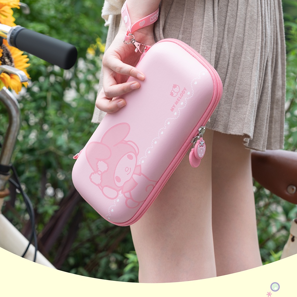 Geekshare Sanrio Kuromi กระเป๋าเคส ความจุขนาดใหญ่ สําหรับ Nintendo Switch และ OLED