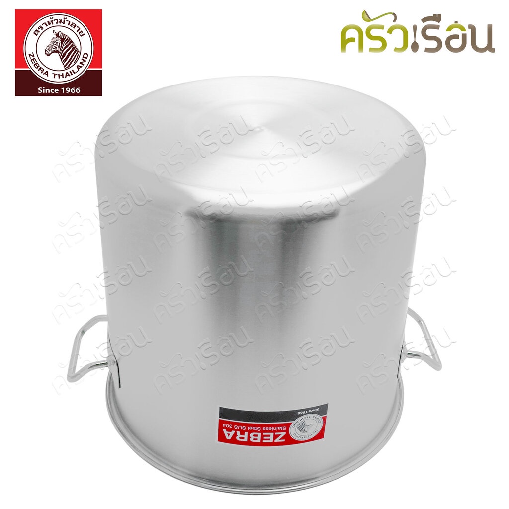 ZEBRA หม้อสตูว์ Cheffy Ø 40 ซม. สูง 40 ซม. หนา 0.8 มม. ความจุ 50.2 ลิตร ตราหัวม้าลาย 171090 40x40 - รูปที่ 6