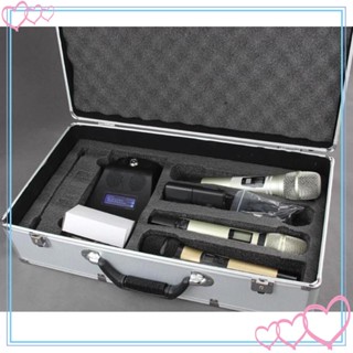 [meteor2] กล่องเก็บไมโครโฟน อลูมิเนียม แบบพกพา แบบมืออาชีพ