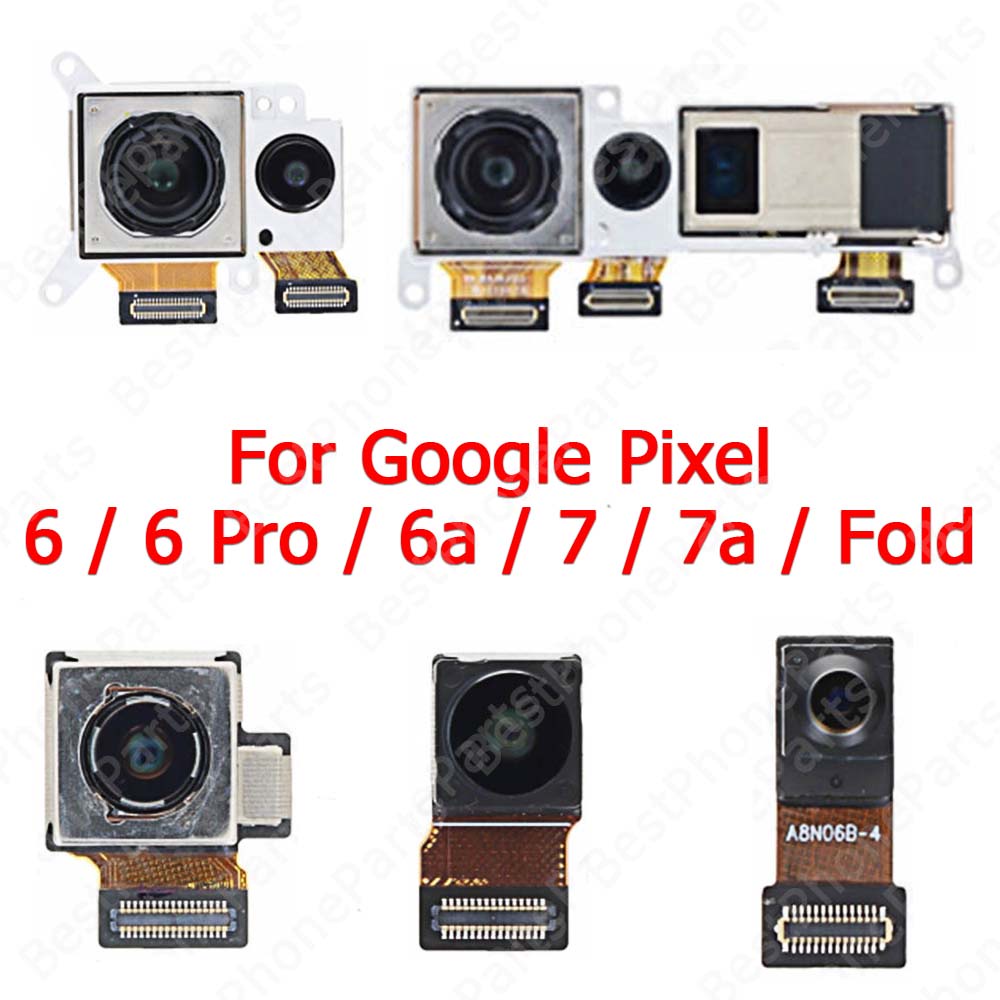 อะไหล่โมดูลกล้องเซลฟี่ ด้านหน้า และด้านหลัง แบบเปลี่ยน สําหรับ Google Pixel 6 Pro 6a 7 7a