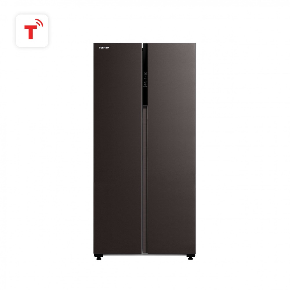 Ghouse Online-TOSHIBA ตู้เย็นSBS 16.2 คิว GR-RS600WI-PMT(37) สีเทา สินค้าขายดี