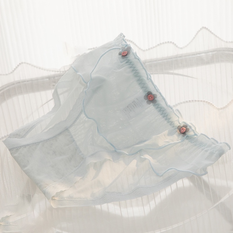 กางเกงใน เซ็กซี่ ตาข่าย ลูกไม้สวย สาวหวานญี่ปุ่น เนื้อผ้าเบาบางและระบายอากาศได้ดี - รูปที่ 4