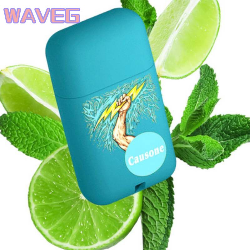 Wave เลิกสูบบุหรี่ดูดจมูก Inhaler น้ำมันหอมระเหยสดชื่น Stick สะดวกเลิกสูบบุหรี่ Breathing Stick Causone