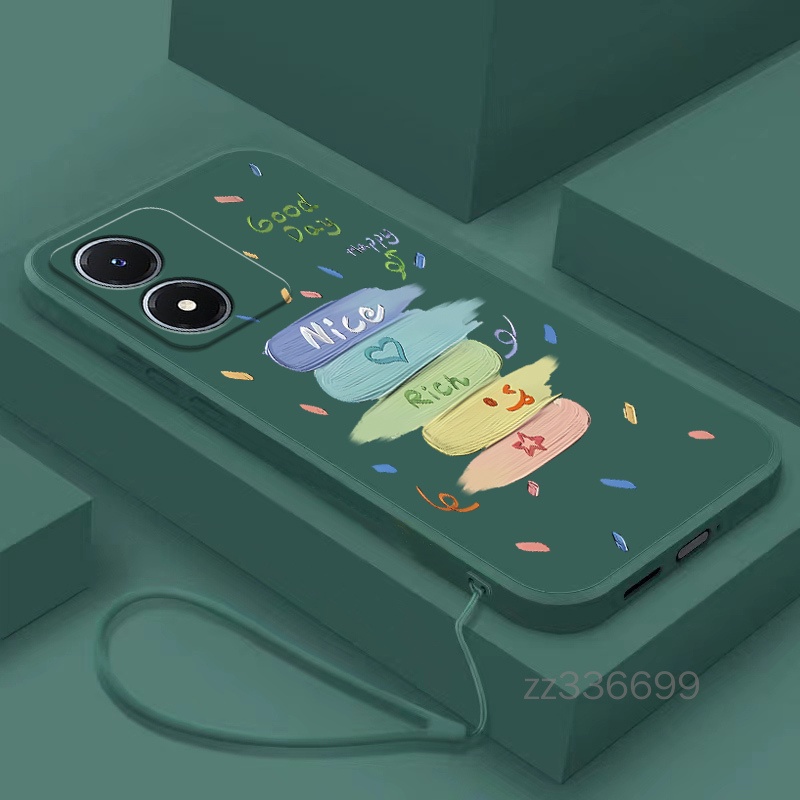 เคสโทรศัพท์ซิลิโคน ขอบตรง ลาย NICE สําหรับ OPPO Reno 8T 4G OPPO Reno 8T 5G OPPO Reno 7Z 5G OPPO Reno 8Z 5G OPPO A79 5G - รูปที่ 3