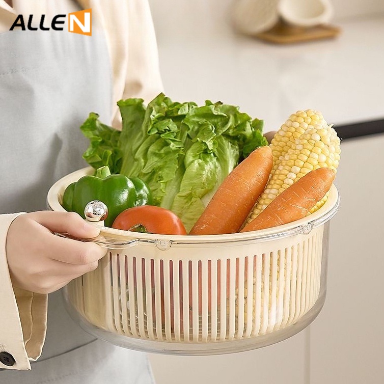 [ALLEN] ตะกร้าล้างผัก/ผลไม้ล้างตะกร้า/ความจุขนาดใหญ่ล้างตะกร้า
