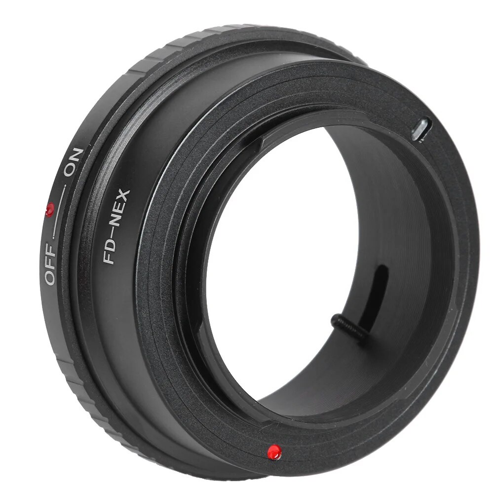 Lens Mount Adapter Replacement Mount Adapter Ring Professional Lens Adapter Black for FD FL Lens To 