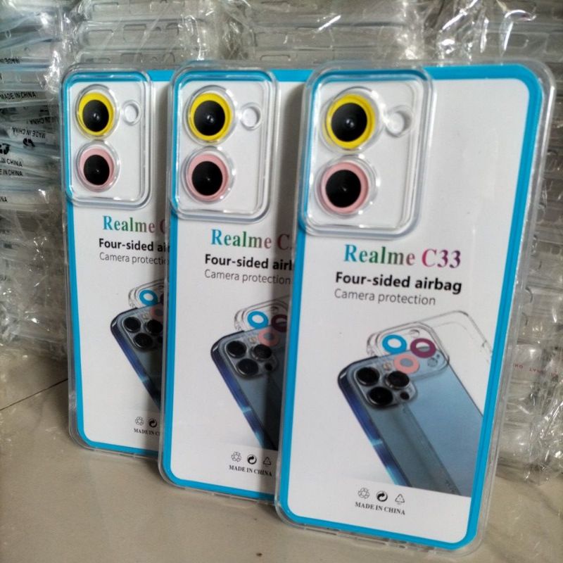Realme C33 Clear Space Case ตัวป้องกันกล้อง