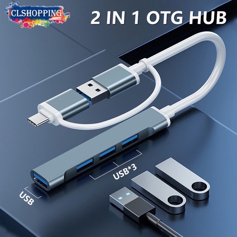 ฮับ USB Type C 3.0 OTG หลายอินเตอร์เฟส สําหรับ Mi Pad Huawei Lenovo iPad