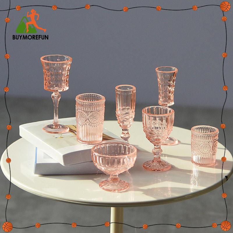 [Buymorefun] ชุดแก้วมัก สเกล 1/6 สําหรับบ้านตุ๊กตา 7 ชิ้น