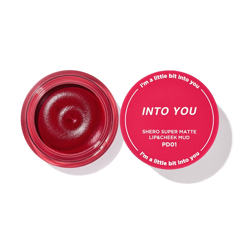 Into YOU ลิปครีม กระป๋อง โคลน เคลือบด้าน เคลือบริมฝีปาก แลคเกอร์ ลิปสติก แต่งหน้า