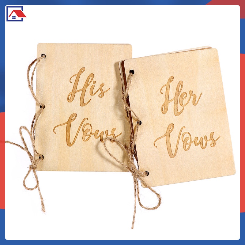 หนังสือ Vow Cards Vows Book The Gift Couple Gifts Lovers erkenai สําหรับงานแต่งงาน