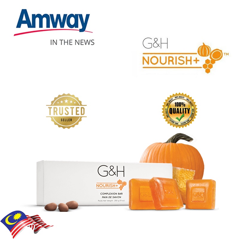 พร้อมส่ง ของแท้ Amway G&H NOURISH+ คอมพลีซบาร์ ≥ | 250 กรัม