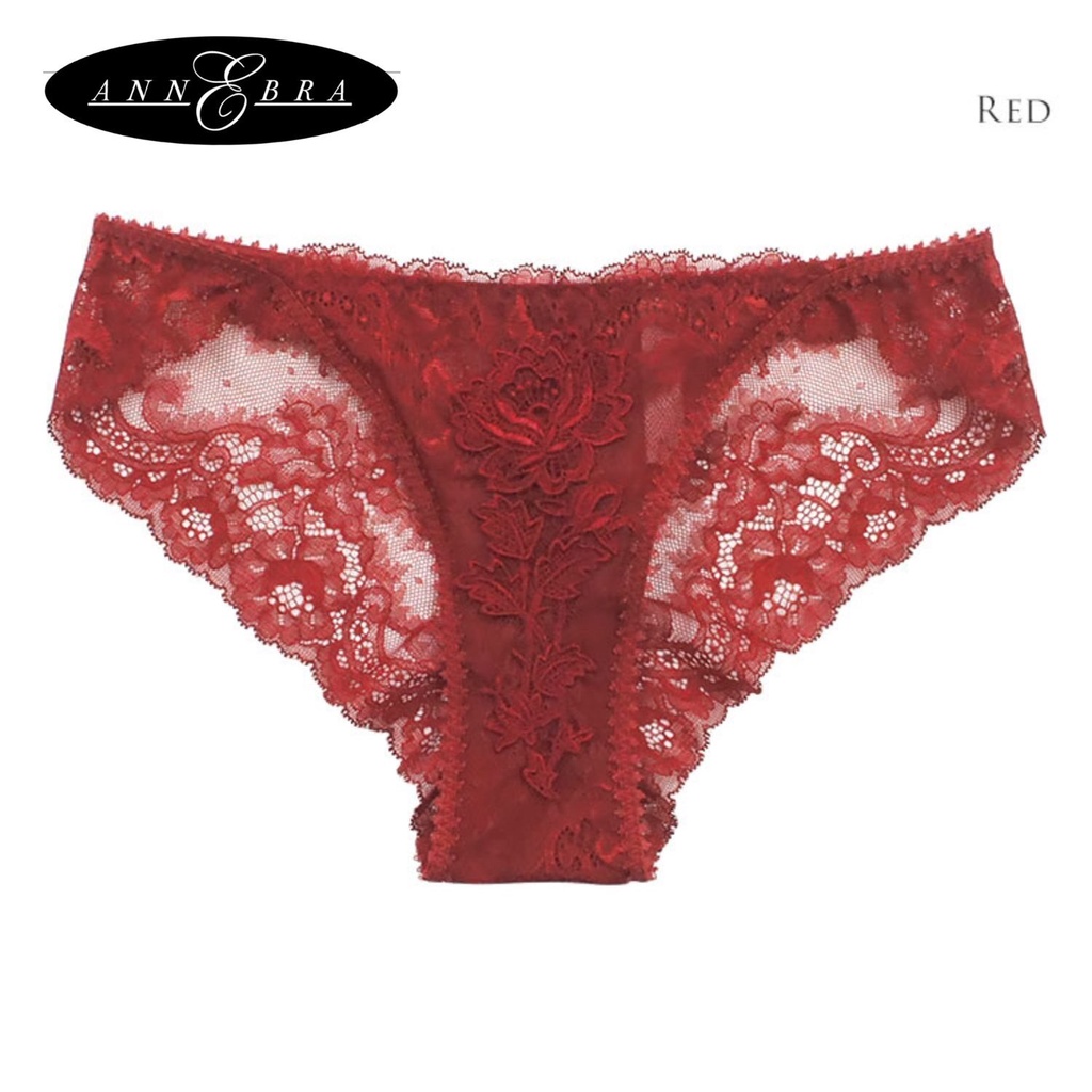 Annebra กางเกงใน ทรงบิกีนี่ ผ้าลูกไม้ Bikini Panty รุ่น AU3-891