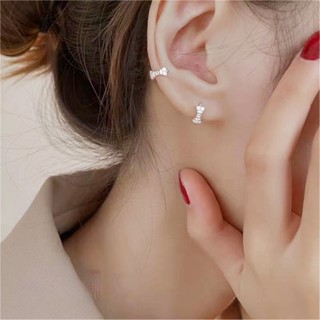 ต่างหูโบว์เพชรของเด็กผู้หญิง 2023 ต่างหูดีไซน์เฉพาะระดับไฮเอ…