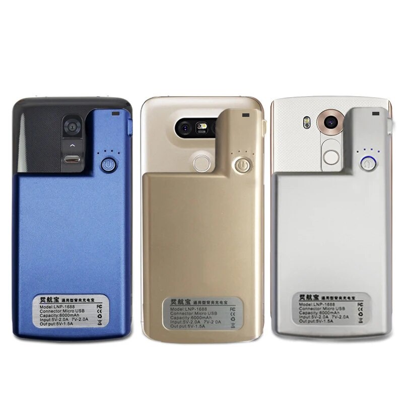 Smart Battery Case For LG G2 G5 Portable power bank Shockproof Phone Case PowerBank For LG V10 External charging case