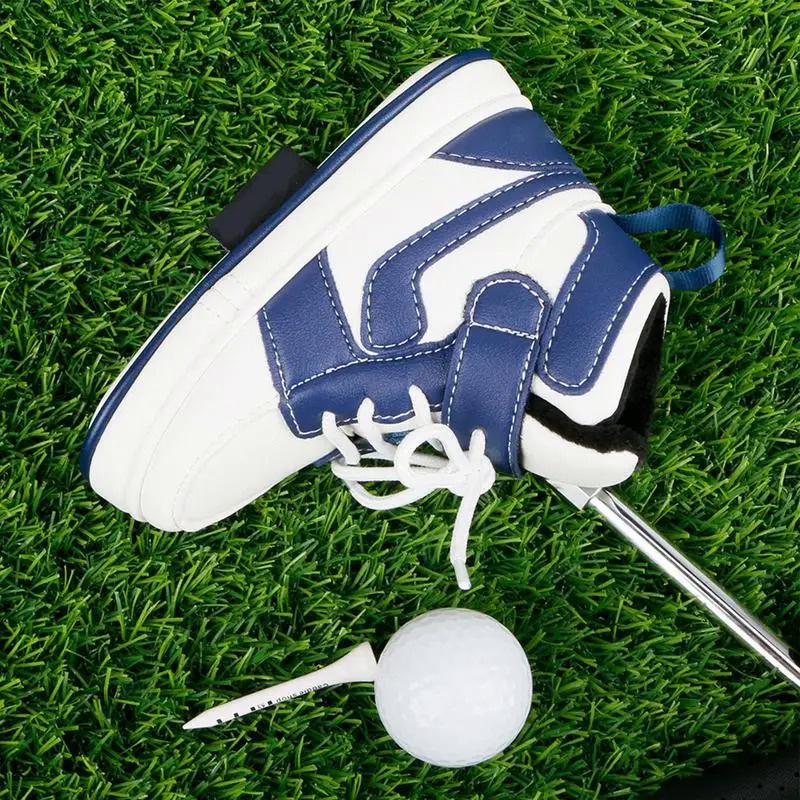 SHOE Style Golf Blade Putter Head Cover PU Golf Club Head Cover 3 Colors Creative Sneaker Shape Golf Head Cover Golf Acc