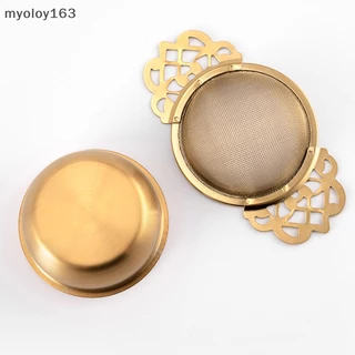 Myoloy ตะแกรงกรองชา สเตนเลส แบบสองชั้น สําหรับห้องครัว TH