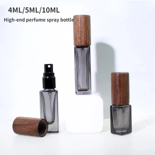 ขวดสเปรย์น้ําหอมเปล่า แบบหนา เติมได้ ขนาด 4 มล. 6 มล. 10 มล. สีฟ้า สีเทา สําหรับเดินทาง