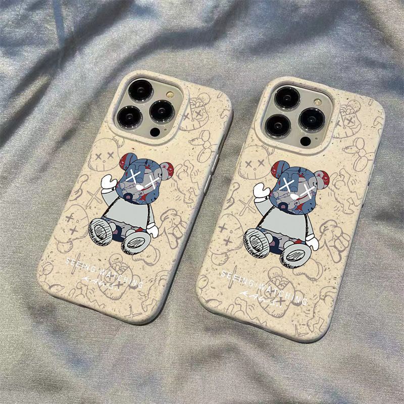 เคสโทรศัพท์ For iPhone 14 11 Pro Max 13 15 12 Pro Max 7 8 Plus XR X XS Max 15Plus SE Soft หมี Case เคส เคสไอโฟน Cove