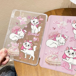 เคสแท็บเล็ต ลายการ์ตูนแมว Mary สําหรับ iPad 10.2 10.5 9.7 Air3 Air1 Gen 8 7 6 5 2 3 4 Mini 1 2 4 5 (2020 2019 2018 2017)